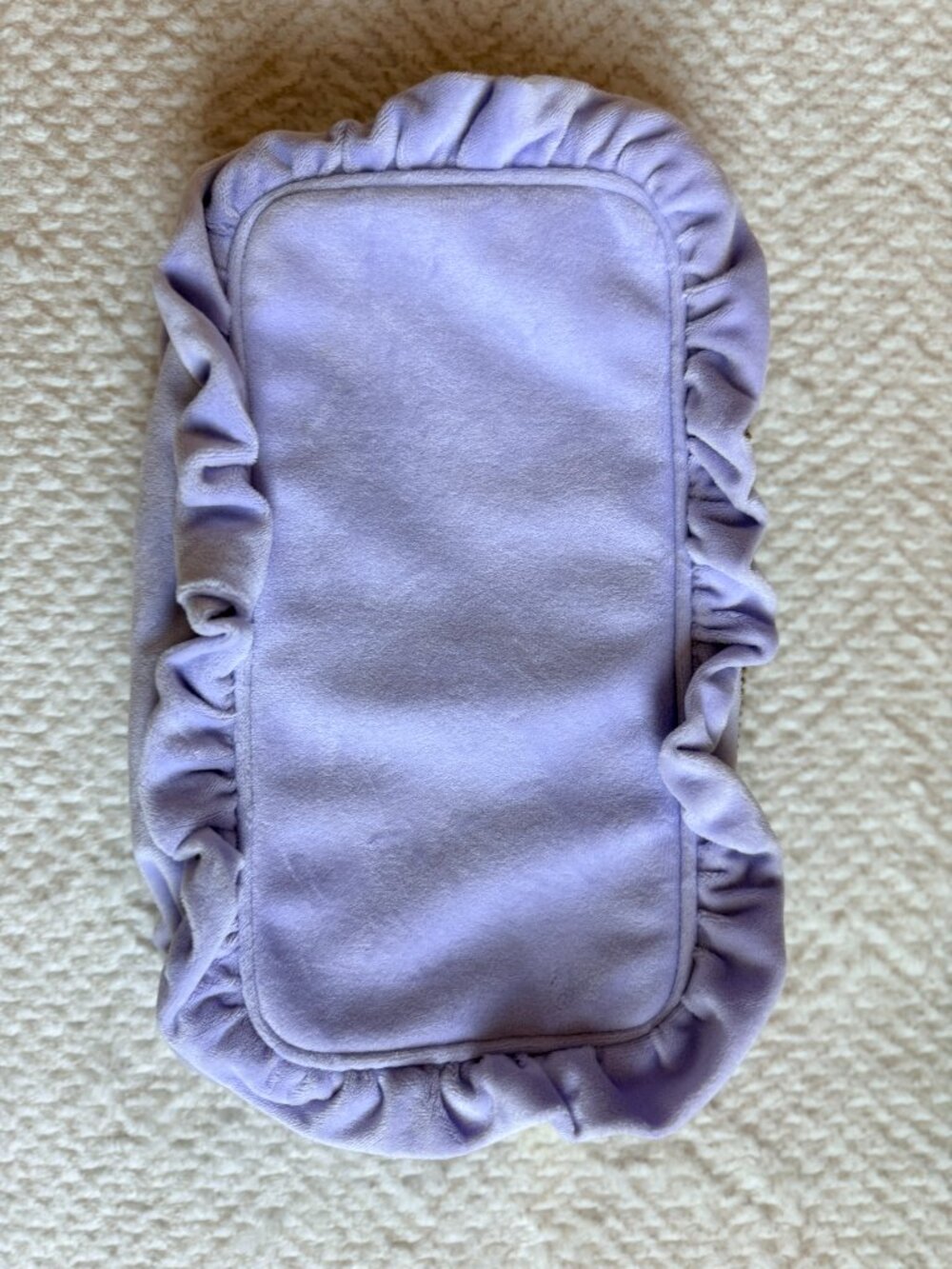 Stoney Clover Lane Galaxy Ruffle Small Pouch Lavender Pre-Loved